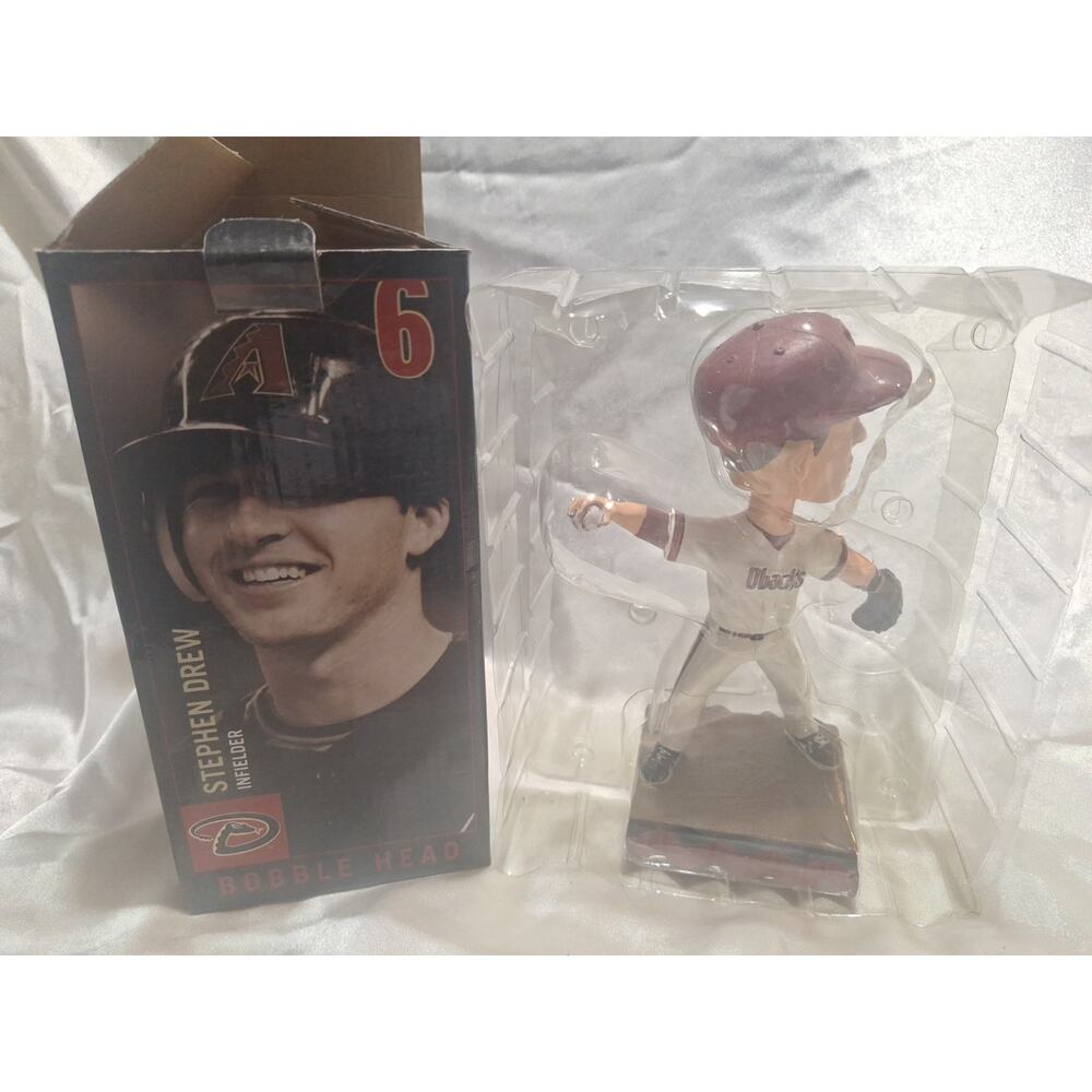 Stephen Drew #6 arizona diamondbacks bobblehead w/ box mlb d-backs 2008 promo